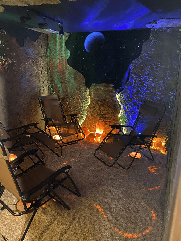salt therapy experience at serenity cave in pagosa springs colorado
